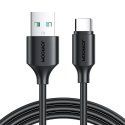 JOYROOM 6956116733230 USB-kaapeli USB 2.0 1 m USB A USB C musta JOYROOM 6956116733230 USB-kaapeli USB 2.0 1 m USB A USB C musta