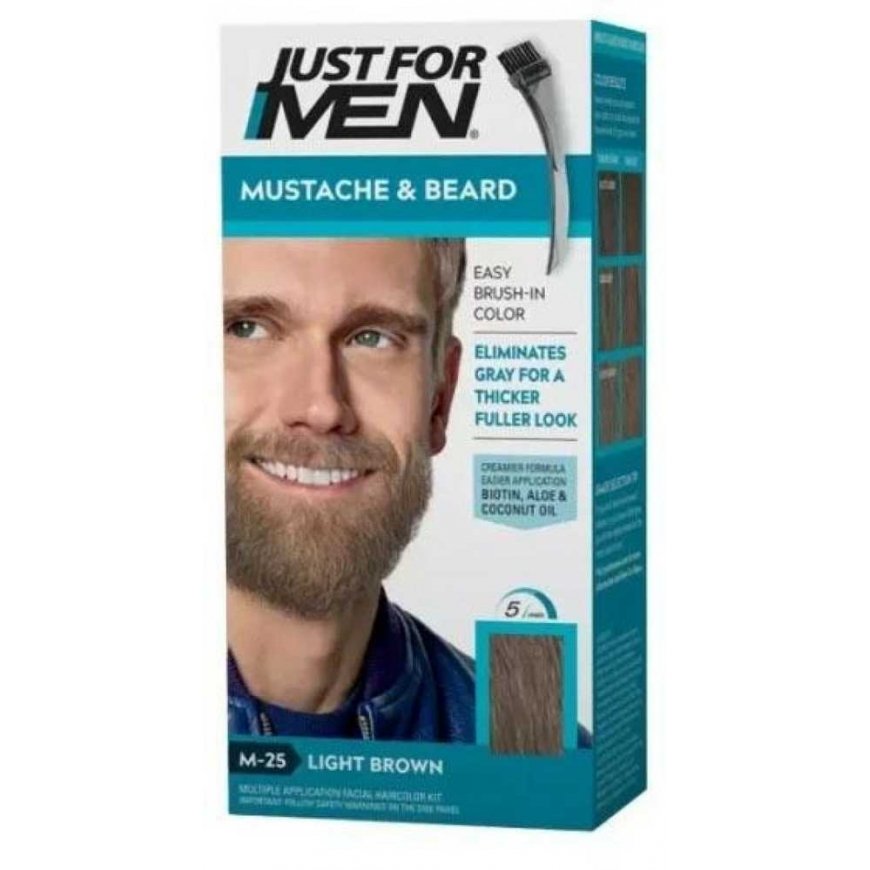 Just For Men ūsai ir barzda šviesiai rudi 28,4g – 3