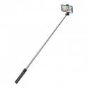 Selfie stick WHS1Y telescopic tripod 1m with phone holder - black Selfie stick WHS1Y telescopic tripod 1m with phone holder - black