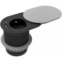 Orno Baldų lizdas ?6cm, įleistas į stalviršį su slankiojančiu dangteliu, USB pakrovėjas ir 1,9 m laidas, 1x2P+Z (prancūziškas), Orno Baldų lizdas ?6cm, įleistas į stalviršį su slankiojančiu dangteliu, USB pakrovėjas ir 1,9 m laidas, 1x2P+Z (prancūziškas),