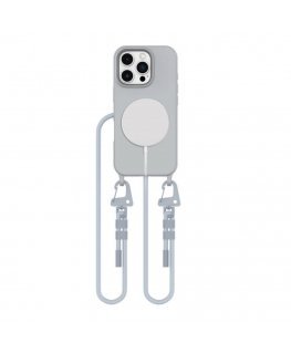 Tech-Protect MagNecklace MagSafe Case with Lanyard for iPhone 16 Pro Max - Gray