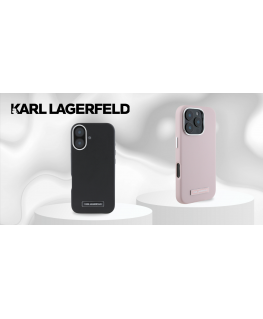 Case Karl Lagerfeld KLHMP16SPGMSRPP iPhone 16 6.1" pink/pink hardcase FW Metal Plate MagSafe