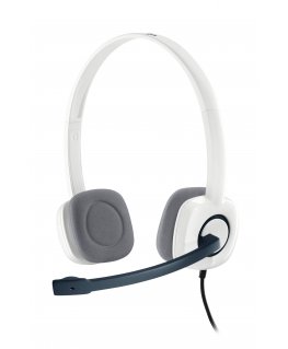 Logitech H150 Laisvų rankų įranga Vielinis Su lankeliu Biuras / skambučių centras Balta