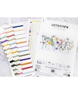 Letistitch Siuvinėjimo kryželiu rinkinys "Summer Bloom" 36x17cm SLETIL8094