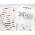 Letistitch Cross stitch kit "Summer Bloom" 36x17cm SLETIL8094 Letistitch Cross stitch kit "Summer Bloom" 36x17cm SLETIL8094