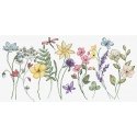 Letistitch Siuvinėjimo kryželiu rinkinys "Summer Bloom" 36x17cm SLETIL8094 Letistitch Siuvinėjimo kryželiu rinkinys "Summer Bloom" 36x17cm SLETIL8094