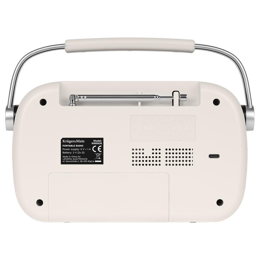 Kruger & Matz portable analog radio model KM0826 – 3