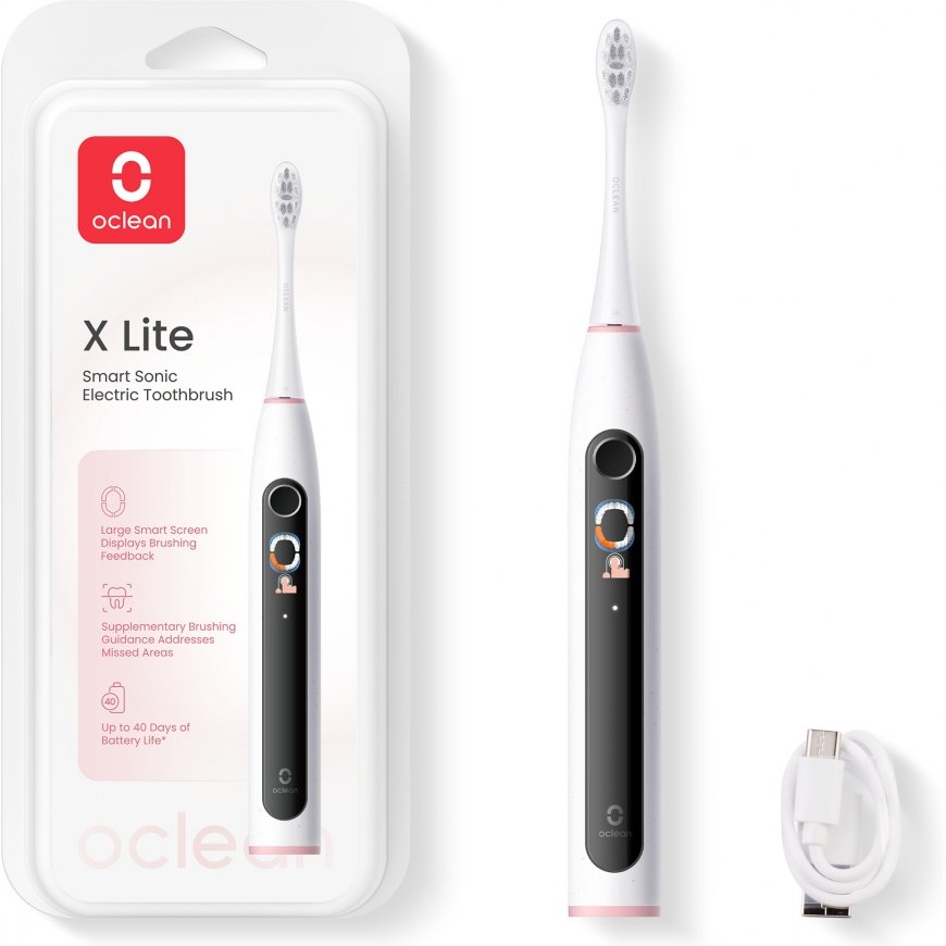 Oclean X Lite Smart Sonic -sähköhammasharja, harmaa