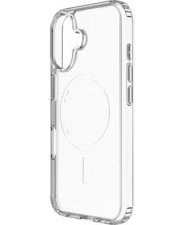 Wave MagSafe compatible protective case, iPhone 16 Plus, transparent