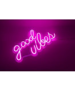 Fuj:tech Neon Good vibes -LED seinävalaisin
