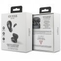 Guess GUTWSJL4GBK True Stereo Bluetooth 5.0 Беспроводные Hi-Fi Наушники с HD Микр. и Зарядным Чехлом Черные