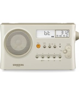 Sangean PR-D4BT AM/FM table radio, Bluetooth, beige