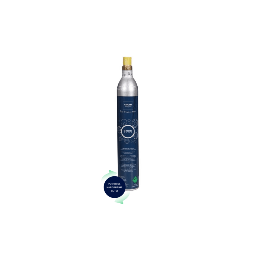 Detail Puchar metalowy gold-blue TM 9058B – 2