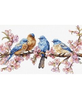 Letistitch Cross stitch kit "Spring Bloom" 16x27cm SLETIL8090