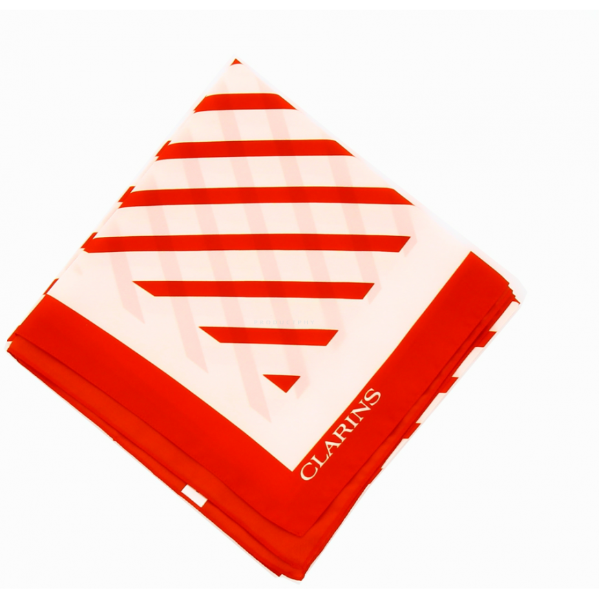 Clarins Clarins, Clarins, Scarf, Red/White, For