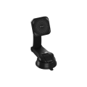 Devia car holder magnetic EA473 with wireless inductive charger juodas 15W with suction cup Devia car holder magnetic EA473 with wireless inductive charger juodas 15W with suction cup