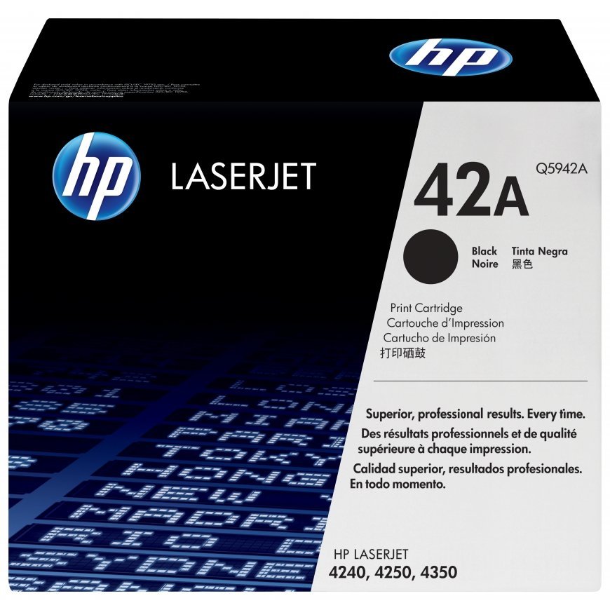 HP 42A, alkuperäinen musta LaserJet-värikasetti