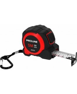 Rolling tape 5m/32mm double-sided magnetic nylon with clip.ce.proline