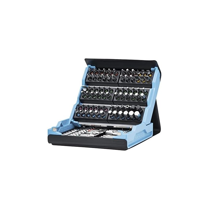 Hazet SmartCase bit set 2200SC-3, 96 pieces (black/blue, 1/4 )
