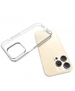 Apple iPhone 15 Pro Clear Silicone Case 1.5mm TPU Transparent