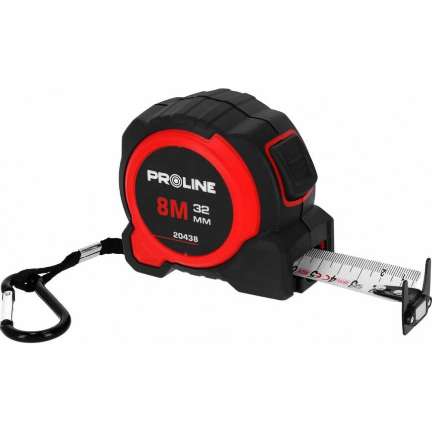 Rolling tape 8m/32mm double-sided magnetic nylon with clip.ce.proline