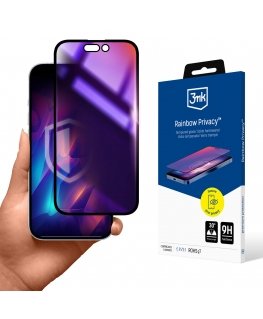 3MK Rainbow Privacy iPhone 15