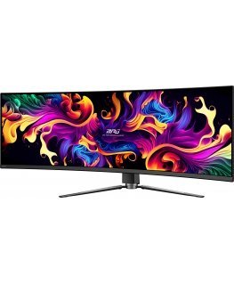 MSI MPG 491CQP QD-OLED computer monitor 124.5 cm (49") 5120 x 1440 pixels DQHD QDOLED Black