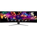 MSI MPG 491CQP QD-OLED PC lamekuvar 124,5 cm (49") 5120 x 1440 pikslit DQHD QDOLED Must