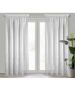 Euro curtains FIR/LINZI/B+SILVER 140X270 T