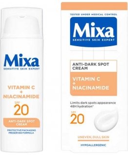 Mixa Anti-Dark Spot Cream SPF 20 - Cream against pigment spots - 50 ml