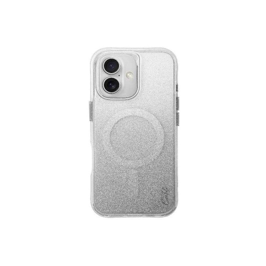 Dėklas UNIQ etui Coehl Lumino iPhone 16 6.1" Magnetic Charging sidabrinė/sparkling sidabrinis