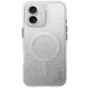 Dėklas UNIQ etui Coehl Lumino iPhone 16 6.1" Magnetic Charging sidabrinė/sparkling sidabrinis Dėklas UNIQ etui Coehl Lumino iPhone 16 6.1" Magnetic Charging sidabrinė/sparkling sidabrinis