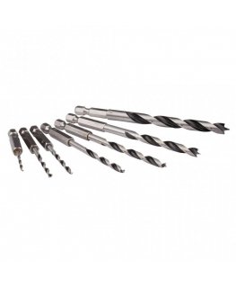 Drilled 7-piece wood drill set MAKITA D-62371