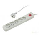 Apsauga nuo viršįtampių TRACER Zebra mobilusis 1,5 m (5 lizdai + 2USB 2,1A)