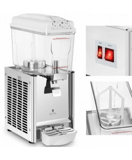 Royal Catering Beverage, juice, cocktail cooling dispenser with mixer, 12 l