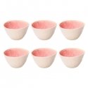 ROSE&TULIPANI CONCERTO FUSE ROSA Set of 6 small bowls 12 cm ROSE&TULIPANI CONCERTO FUSE ROSA Set of 6 small bowls 12 cm