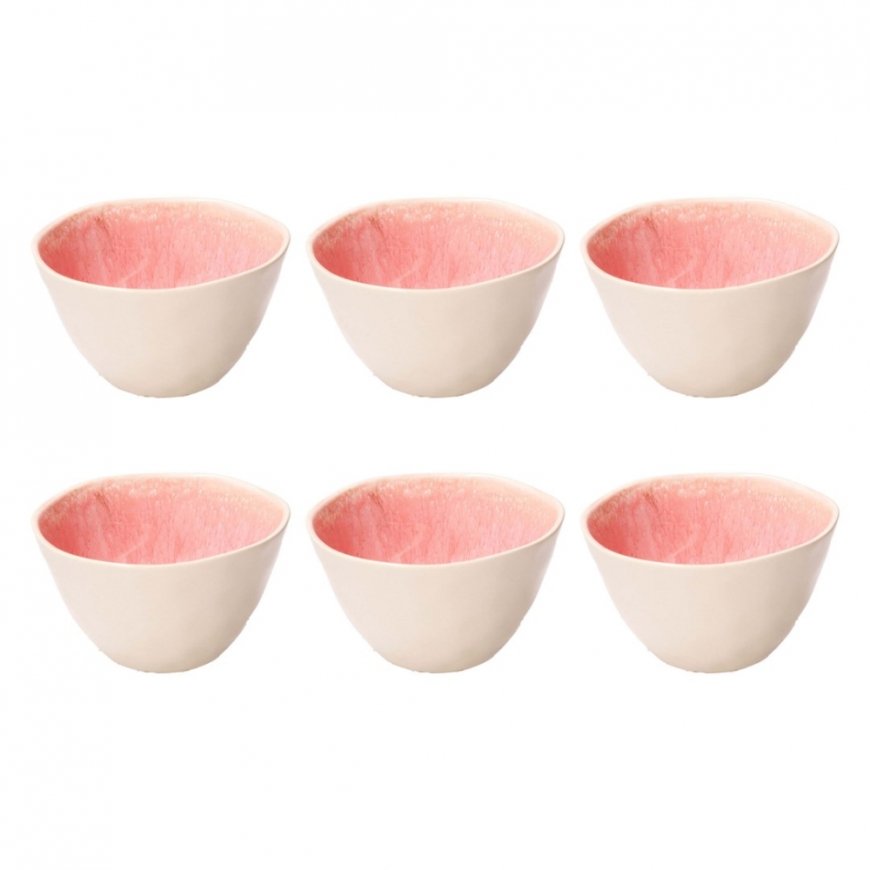 ROSE&TULIPANI CONCERTO FUSE ROSA Set of 6 small bowls 12 cm – 2