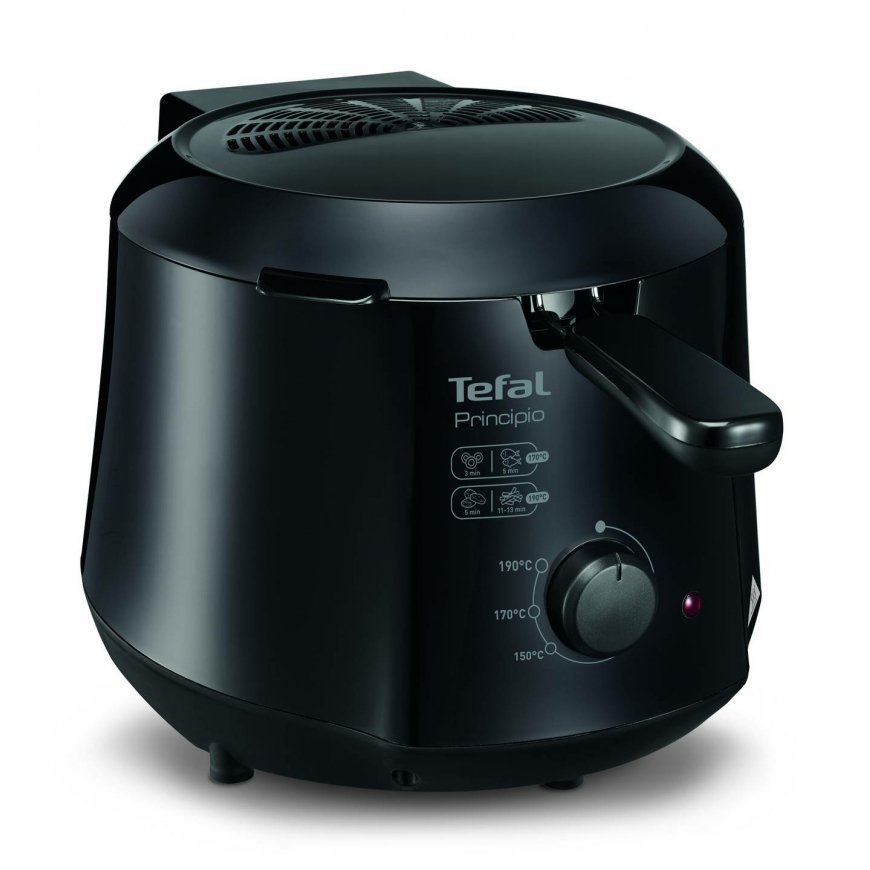Tefal Principio Single 1.2 L Stand-alone 1000 W Deep fryer Black
