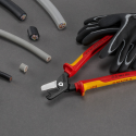 KNIPEX KABELIŲ PJOVIMO ŽIRKLĖS StepCut XL VDE 225mm KNIPEX KABELIŲ PJOVIMO ŽIRKLĖS StepCut XL VDE 225mm