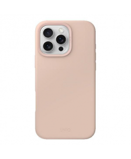 Case UNIQ etui Lino Hue iPhone 16 Pro 6.3" Magclick Charging pink/blush pink