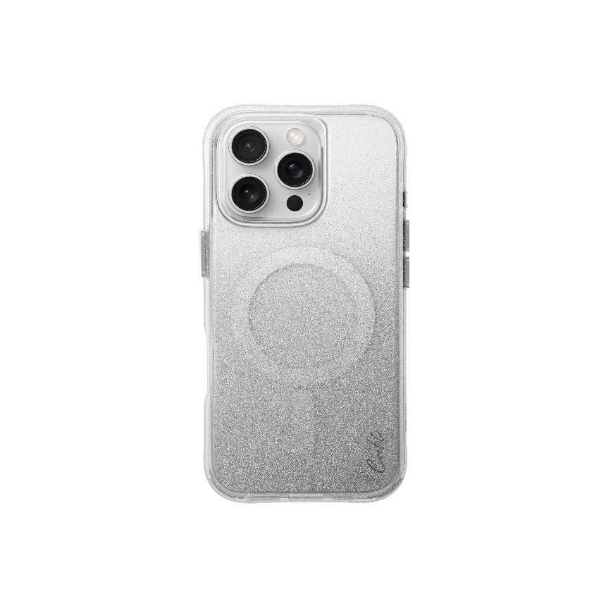 Case UNIQ etui Coehl Lumino iPhone 16 Pro 6.3" Magnetic Charging silver/sparkling silver – 2