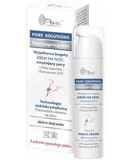Ava Laboratorium Pore’s Solutions išskirtinai turtingas naktinis kremas siaurinantis poras 50ml