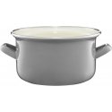 Enamel pot 18 cm 2.6 l gray EMALIA OLKUSZ