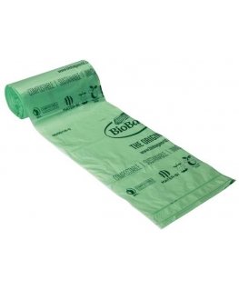 Biobag Ab Komposterbare poser BioBag, 35 L, 58 x 77 cm, roll of 25 pcs.