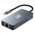 TB USB C Adapter 7in1 HDMI USB SD/TF RJ45 P TB USB C Adapter 7in1 HDMI USB SD/TF RJ45 P