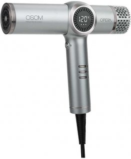 Osom Professional Plaukų džiovintuvas OPERA OSOMPF07DG, 1500 W, pilkos spalvos