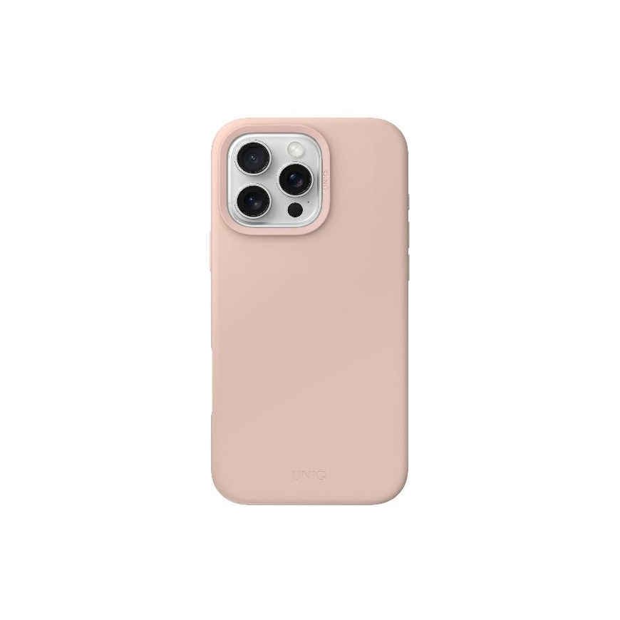 Case UNIQ etui Lino Hue iPhone 16 Pro Max 6.9" Magclick Charging pink/blush pink