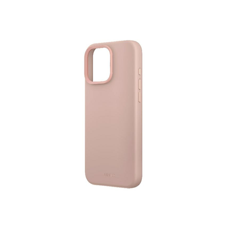 Dėklas UNIQ etui Lino Hue iPhone 16 Pro Max 6.9" Magclick Charging rožinis/blush pink – 2