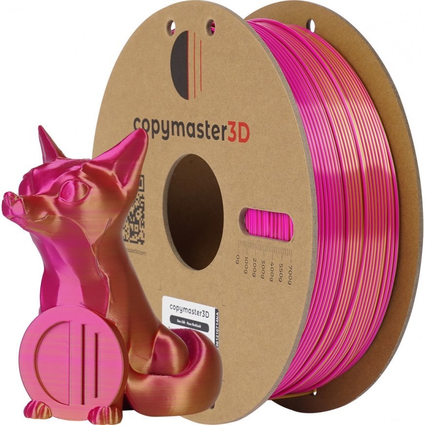 Copymaster3D Duo-Silk -filamentti 3D -tulostimeen, 1.75 mm, roosa/ kulta