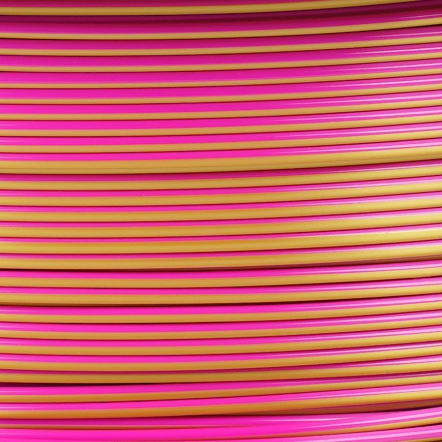 Copymaster3D Duo-Silk filament for 3D printer, 1.75 mm, pink/gold – 4
